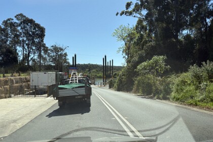 18th September, 2025   After our visit, we travelled upriver for a short distance to cross the Hawkesbury River by ferry at Sackville.