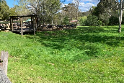 Exploring Wollombi, 12th September 2025  in the beer garden of the Wollombi Pub. Lovely day, a very pleasant place to relax in the sunshine with a beer and a "bestie".