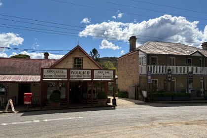Exploring Wollombi, 12th September 2025  this Store has been around since the 1850s.