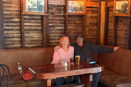 Exploring Wollombi, 12th September 2025 The guy at the bar kindly took these shots.