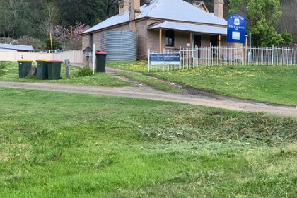 Exploring Wollombi, 12th September 2025 The school closed in  2014, but, since 2019, Ngarralingayil Barker indigenous school occupies the school building and much of the grounds. In July 2024 the name Wollombi School Community Education Trust Incorporated (WSCET) was changed to Wollombi School Community Centre WSCC to reflect the expanded use of the site.