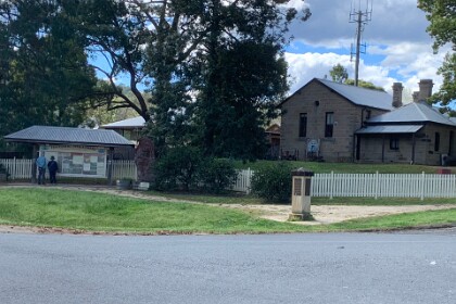 Exploring Wollombi, 12th September 2025  This used to be the home of the Wollombi police.  Is now a cultural centre.