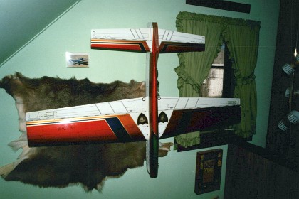 October 1985  &nbsp; I have no idea why I am here or why I happen to be in New Jersey, but I find myself at Windy Urtnowski's house. This is the plane with which he won the 1984 Concours de Elegance prize at the 1984 US Nationals.