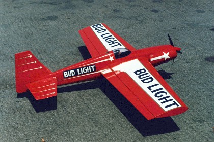 Bob Whitely's new laser. He takes this plane to next year's US Nationals at Lake Charles and comes second with it.