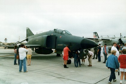 &nbsp; Probably circa September, 1985 We go to our first Naval Air Show at Miramar NAS. F4 Phantom