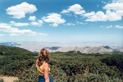 View from Palomar of the desert country to the east.