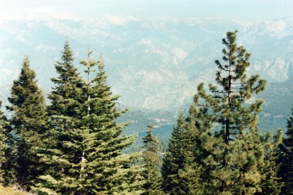 Lake Kaweah is away in the distance