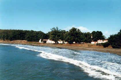 San Simeon on State Route 1, California.