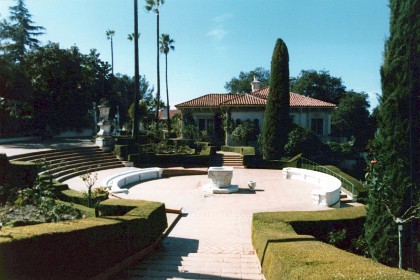 The courtyard to the Casa del Monte with a mere 4 bedrooms and 2550 square feet.