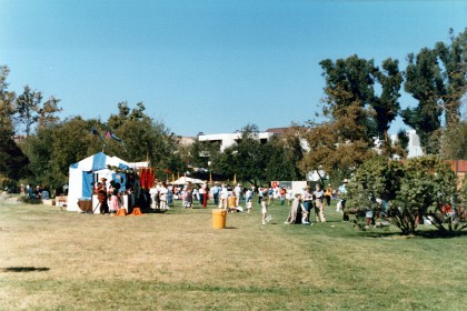 Olde English Day at San Marcos, about 12 miles east from the coast north of San Diego.