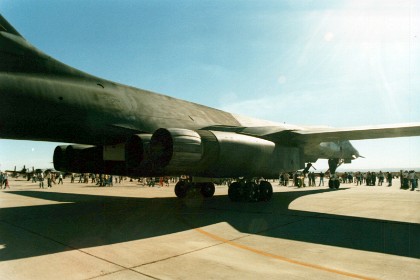 He was informed of the relatively new work on stealth aircraft that had started in 1975 and decided that this was a program than the B-1. Pentagon officials also stated that the AGM-86 Air Launched Cruise Missile (ALCM) launched from the existing B-52 fleet would give the USAF equal capability of penetrating Soviet airspace. With a range of 1,500 miles (2,400 km), the ALCM could be launched well outside the range of any Soviet defenses and penetrate at low altitude like a bomber (with a much lower radar cross-section due to smaller size), and in much greater numbers at a lower cost. A small number of B-52s could launch hundreds of ALCMs, saturating the defense. A program to improve the B-52 and develop and deploy the ALCM would cost at least 20% less than the planned 244 B-1As