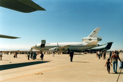 KC10 taker, derived from DC10, with a C140 transport in the rear.