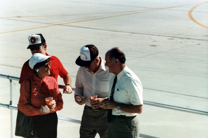 Chuck Yeager joins the show immediately in front of us.