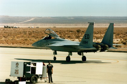 F15 Eagle. This plane and its pilot launched the first successful ASAT.  The ASM-135 ASAT is an air-launched anti-satellite multistage missile that was developed by Ling-Temco-Vought's LTV Aerospace division. The ASM-135 was carried exclusively by United States Air Force (USAF) F-15 Eagle fighter aircraft.