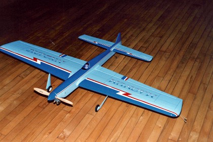 Mike Pratt's Magnum. Mike is employed by Sig Manufacturing who make this plane and sell it in kit form.