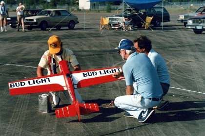 Jim and I, having been eliminated, become Bob's flight team.