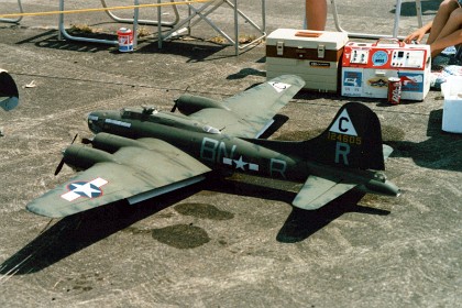 B17 Bomber C/L scale.