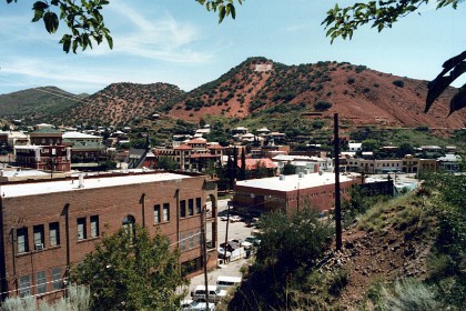 In 1929, the county seat was moved from Tombstone to Bisbee, where it remains. Typically for the people of those days, European immigrants mainly, once an area had been exploited, the ruined remains were left for somebody else to clean up.