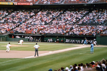 The Phillies at bat.    The end of this segment