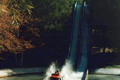 January, 1986  The exit of the water ride