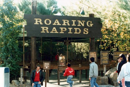 I am hoping to be too small to ride the Roaring Rapids