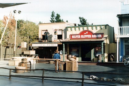 Cowboy action at Universal Studios.