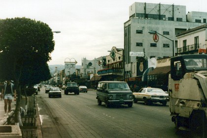 Main Street Tijuana; the Avenida Revolución (Spanish for "Revolution Avenue"). It is a main thoroughfare of the historic downtown of Tijuana, officially called the Zona Centro, which forms part of the Delegación Centro or Central Borough of Tijuana.