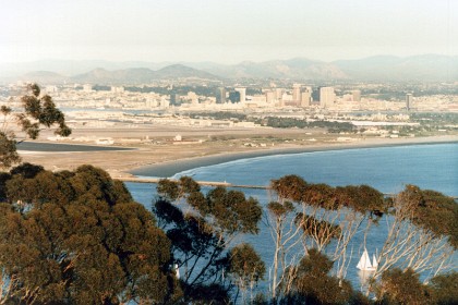 The  32nd Street Naval Station from Point Loma. Naval Base San Diego, also known as 32nd Street Naval Station, is the second largest surface ship base of the United States Navy. Naval Base San Diego is the principal homeport of the Pacific Fleet, consisting of over 50 ships and over 150 tenant commands.