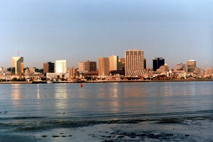 San Diego skyline.