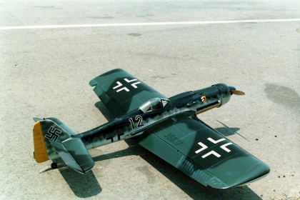 Keith Trostle's Focke Wulf 190. Keith is an excellent builder, one of the best.