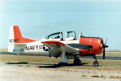 The North American Aviation T-28 Trojan is a radial engined military trainer aircraft used by the United States Air Force and United States Navy beginning in the 1950s. Besides its use as a trainer, the T-28 was successfully employed as a counter insurgency aircraft, primarily during the Vietnam War.  Cruise speed: 370 km/h Engine type: Wright R-1820 Cyclone Retired: 1994 Philippine Air Force First flight: 24 September 1949 Manufacturer: North American Aviation Produced: 1950–1957 Developed into: AIDC T-CH-1