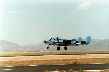 The majority of B-25s in American service were used in the war against Japan in Asia and the Pacific. The Mitchell fought from the Northern Pacific to the South Pacific and the Far East. These areas included the campaigns in the Aleutian Islands, Papua New Guinea, the Solomon Islands, New Britain, China, Burma and the island hopping campaign in the Central Pacific. B25 Michell