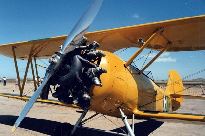 According to Trimble, "The N3N-3, sometimes known as the Yellow Bird for its distinctive, high visibility paint scheme, or less kindly, Yellow Peril for the jeopardy in which student aviators often found themselves, showed itself to be rugged, reliable, and generally forgiving to student pilots."