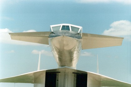 The XB70 is parked outside in the open  on this 1986 Trip to the USAF museum. On my 1988 trip, the XB70 is parked inside in a huge, newly built hangar. However, the best trip of the lot is when I spend three days, on my own, in 2009 when three more building are added to the museum. To look at the 2009 Visit to the USAF Air Force Museum   Click here.