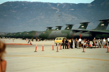 C-141's are stationed here at Norton AFB.