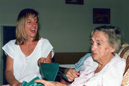 My mother and my daughter.  One just starting her life and the other nearing her end.  They are both wonderful women.