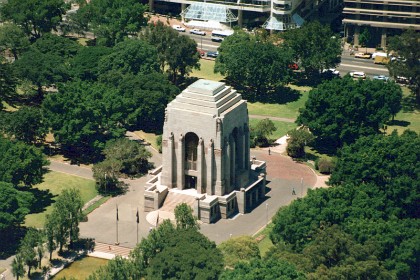 The Cenotaph in Hyde Park is a memorial to Australia's fallen heroes