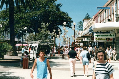 This is the Corso Manly.  It has been converted to a public Plaza.