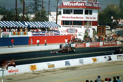 The race. The noise the cars make is wonderous. These are probably alcohol fueled cars.