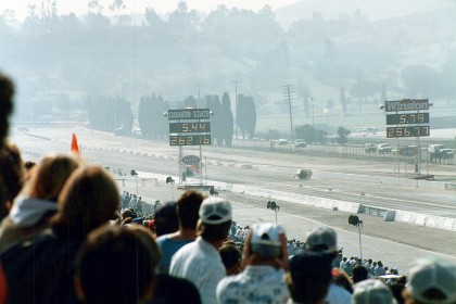 Funny cars are not much slower than Top Fuel dragsters