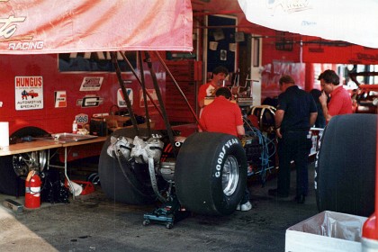 The mechanics rebuild the engine after every run.