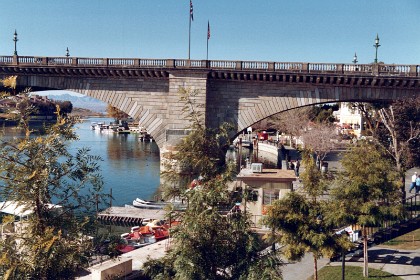 We stop at Havasu City to see the London Bridge.  This is the actual London Bridge