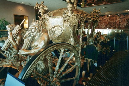 And in the hotel is a replica of the Royal Coach