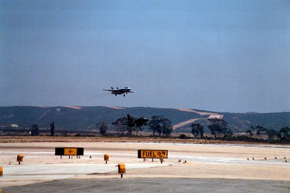 August 8, 1987 &nbsp;   We go to a Naval airshow at Miramar.  An A-4 and an F-14 are coming into land