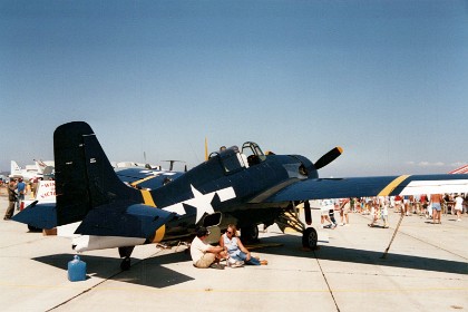 This is a  WWII F6F made by Grumman