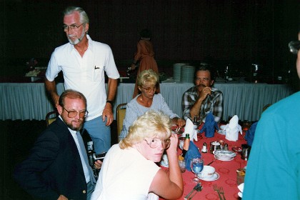 The next day  July 19, 1987   We leave at 6:00am in convoy with Bob, Jim & Kaz. Jenni and I drive on I80 to Cheyenne Wyoming where we part company with our friends. We continue into the Rocky Mountains.   The end of this segment