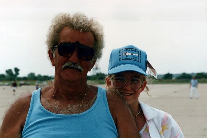 Art Adamisin with his granddaughter Amy.