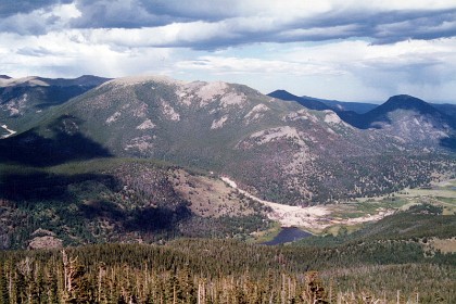 Mount tops in the park reach up to 12,000 ft.