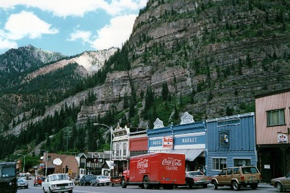 Ouray's climate, natural alpine environment, and scenery has earned it the nickname, "Switzerland of America". Yeah right.