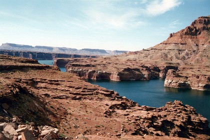 Glen Canyon National Recreation Area. It is full of water right now (but not in 2022).